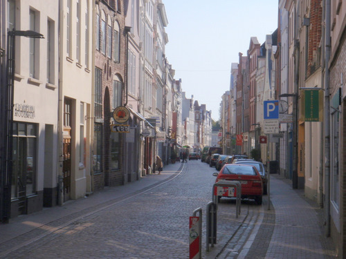 Another L&uuml;beck city street view.